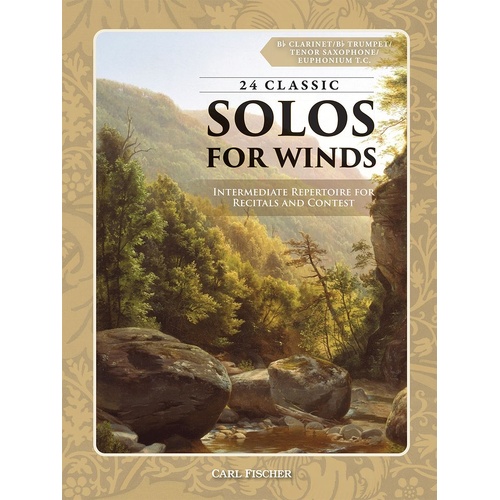 24 Intermediate Solos for Clarinet/Trumpet/Tenor Sax/Euphonium B.C Carl Fischer WF247