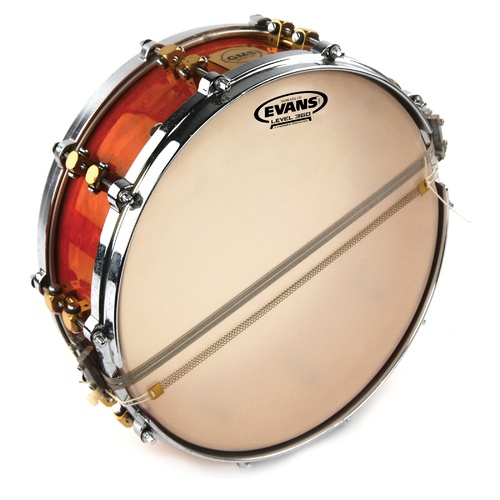 Evans Orchestral 200 Clear Snare Side Drum Head, 14 Inch *SKIN ONLY*