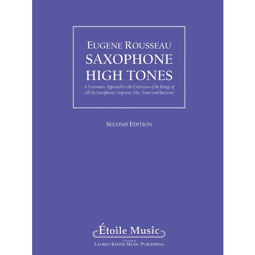 Saxophone High Tones Method 2Nd Ed