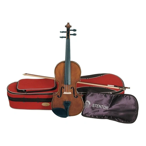 Stentor Student 2 4/4 Size Violin Outfit Satin in Golden Chestnut