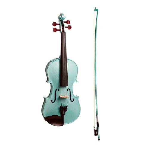 Stentor 4/4 Harlequin Series Violin in Metallic Light Blue