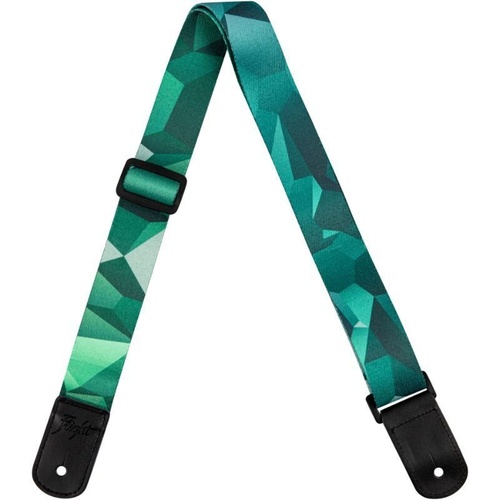 Flight S35 Poly Polyester Ukulele Strap with Adjustable Length and Leather Ends