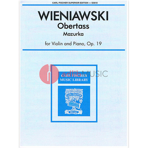 Obertass Mazurka for Violin and Piano Op. 19