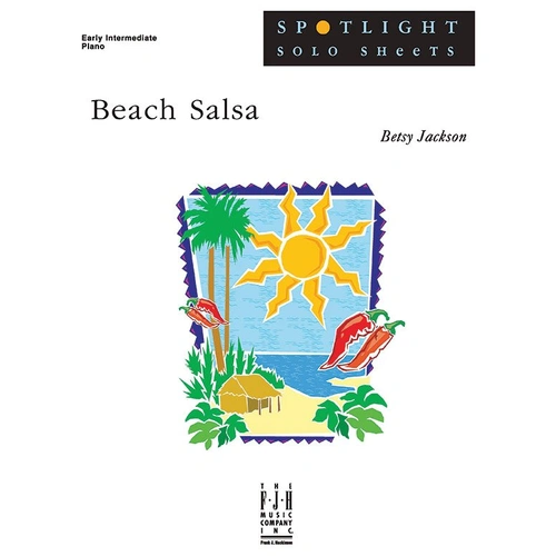 Jackson Beach Salsa Early Intermediate Piano Sheet Music