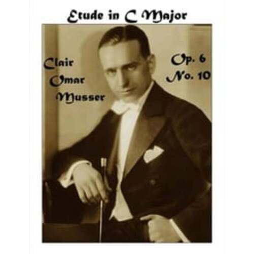 Musser - Etude C Major Op 6 No 10 For Solo Marimba Softcover Book (Marimba)