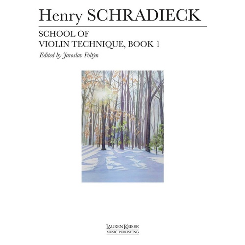 School Of Violin Technique Book 1