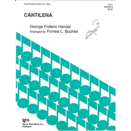 Cantilena for Flute by Neil A. Kjos Music Company, 1 Page