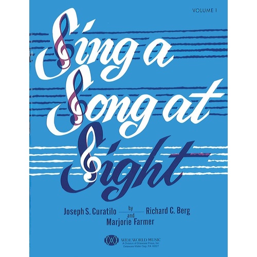 Sing A Song At Sight Vol 1