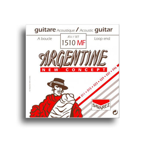 Savarez 1510M Argentine Gypsy Jazz Loop End Guitar String Set (11-46)