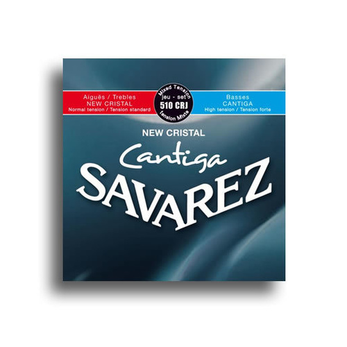 Savarez 510CRJ New Cristal Cantiga Mixed Tension Classical Guitar String Set
