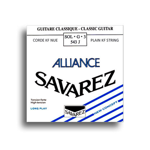 Savarez 543J Alliance HT Classic High Tension (G-3rd) Single Classical Guitar String