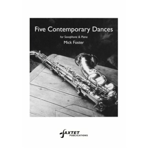 Foster - Five Contemporary Dances Sax/Piano (Softcover Book)