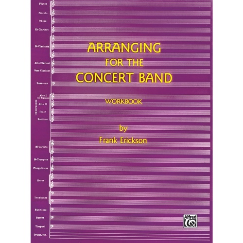 Arranging for Concert Band Workbook
