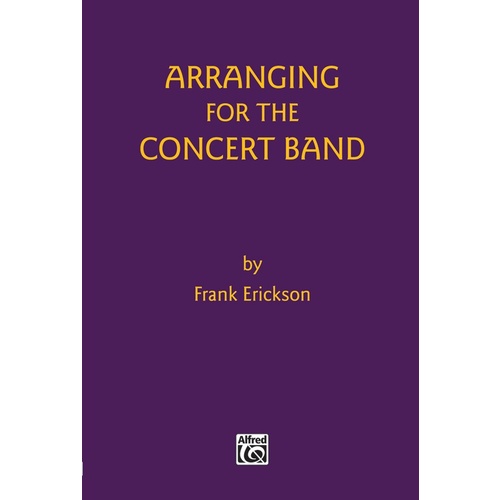 Arranging for Concert Band Sheet Music