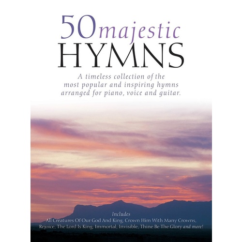 50 Majestic Hymns PVG
