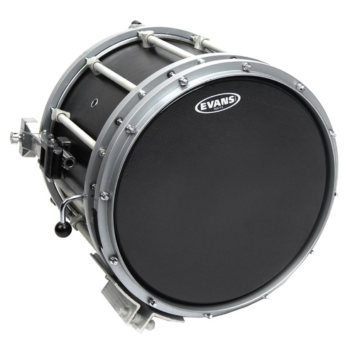 Evans Hybrid-S Black Marching Snare Drum Head, 13 Inch *SKIN ONLY*