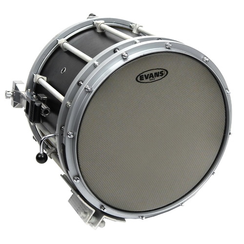 Evans Hybrid Grey Marching Snare Drum Head, 14 Inch *SKIN ONLY*