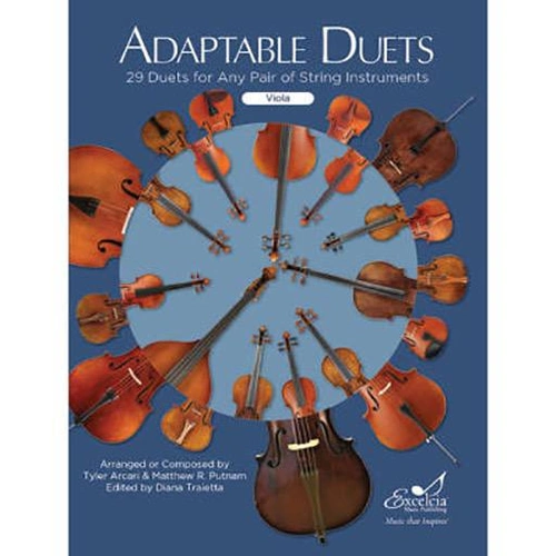 Adaptable Duets for Strings - Viola Duet by Arcari/Putnam, 29 Arrangements for Violas, Grades 1.5 to 3, Ideal for Recitals and Festivals