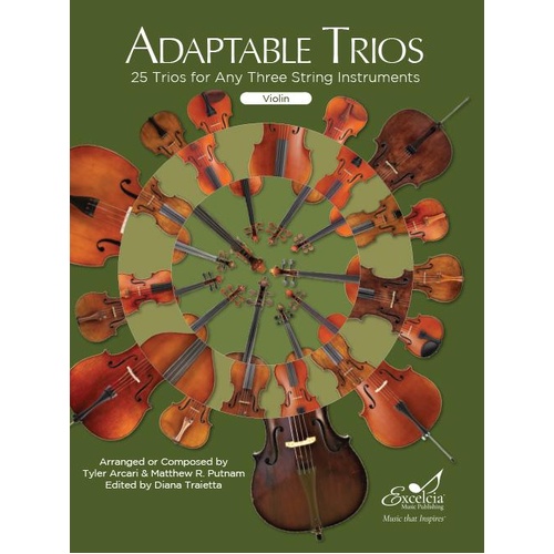 Adaptable Trios for Strings - Violin Trio by Arcari/Putnam