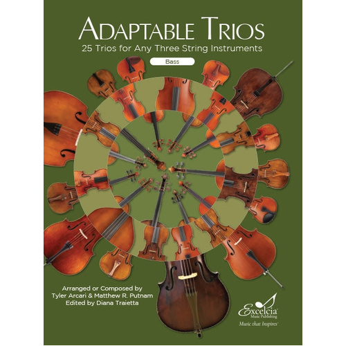 Adaptable Trios for Strings - Double Bass Trio by Arcari/Putnam