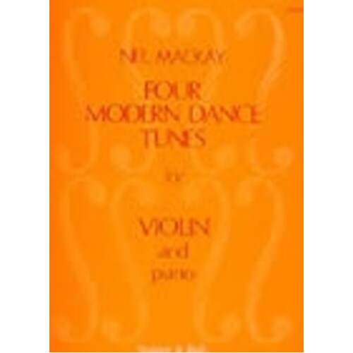 Modern Dance Tunes 4 Violin/Piano (Softcover Book)