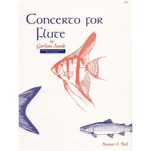 Jacob - Concerto For Flute/Piano (Softcover Book)