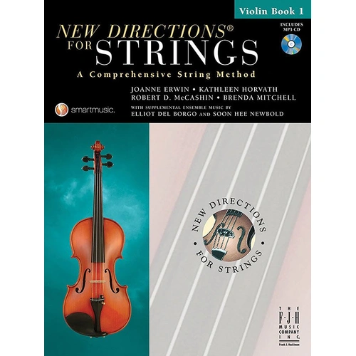 New Directions for Strings Violin Book 1 with CD