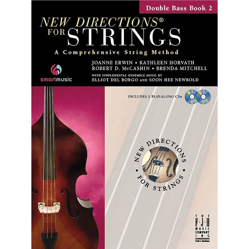 New Directions for Strings Double Bass Book 2 with CD
