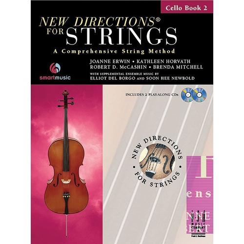 New Directions for Strings Cello Book 2 with CD