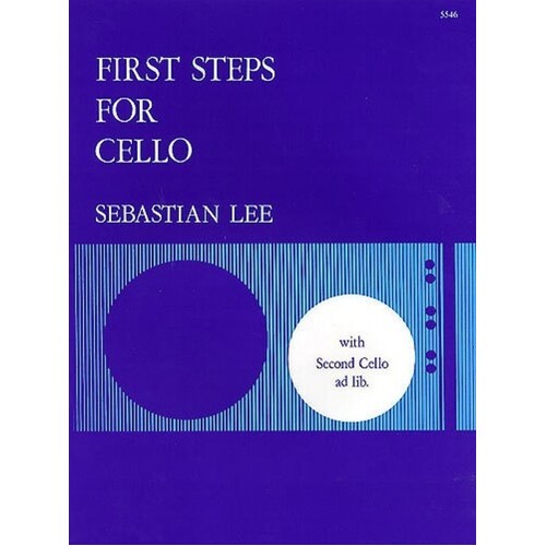 First Steps For Cello Op 101 With 2nd Cello Ad Lib (Softcover Book)