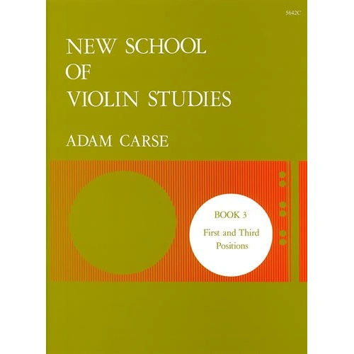 Carse New School of Violin Studies Book 3 - Violin Solo, Stainer & Bell, 1 Page
