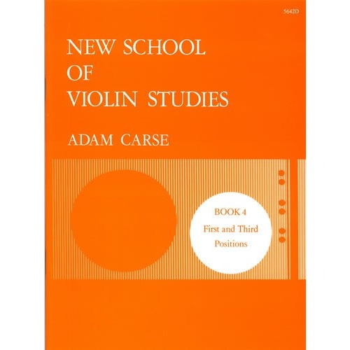 Carse New School of Violin Studies Book 4, Violin Solo, Stainer & Bell, 1 Page
