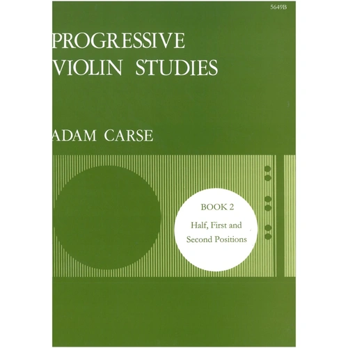 Progressive Violin Studies Book 2 by Adam Carse