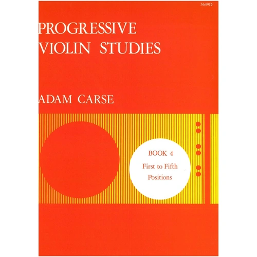 Carse Progressive Violin Studies Book 4