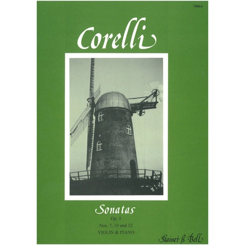 Corelli Sonatas Op. 5 Nos 7, 10 & 12 for Violin - Stainer & Bell