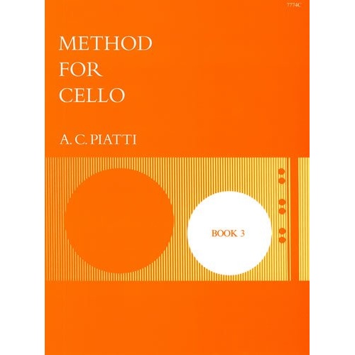 Piatti Method for Cello Book 3 by Alfredo C. Piatti, Stainer & Bell, Cello Solo, 1 Page
