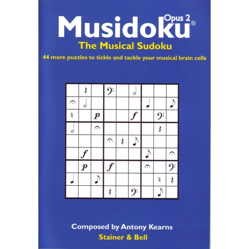 Musidoku The Musical Sudoku Opus 2 by Antony Kearns, Stainer & Bell, Classroom & Education Game, Series: Musidoku