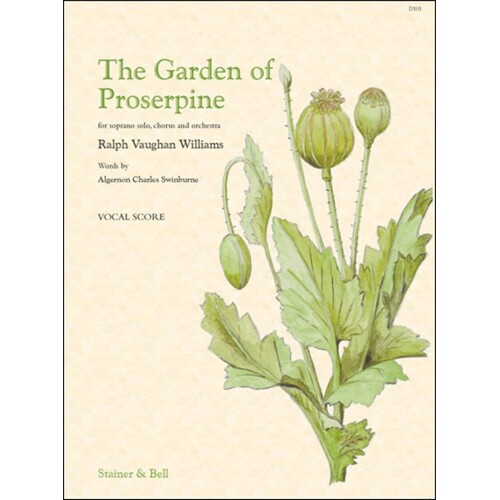 Vaughan Williams - Garden Of Proserpine Vocal Score (Softcover Book)