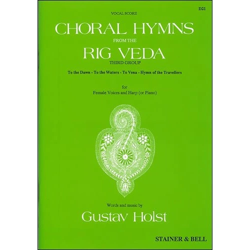 Choral Hymns from Rig Veda Third Group SSAA/Harp Choral Score by Gustav Holst