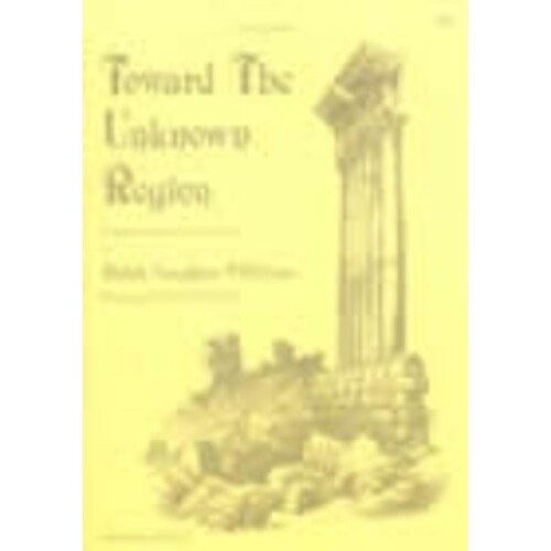 Toward The Unknown Region SATB/Orch