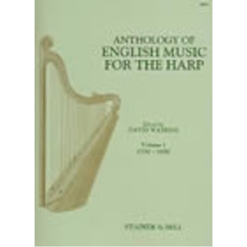 Harp Anthology Of English Harp Music Book 1 (Softcover Book)