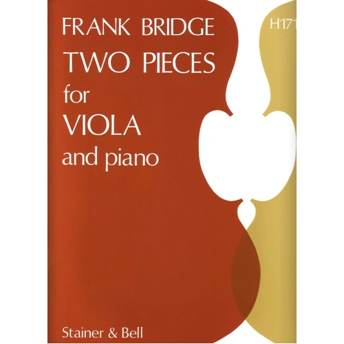 Bridge - 2 Pieces for Viola: Pensiero & Allegro Appassionata by Frank Bridge, Stainer & Bell, 1 Page