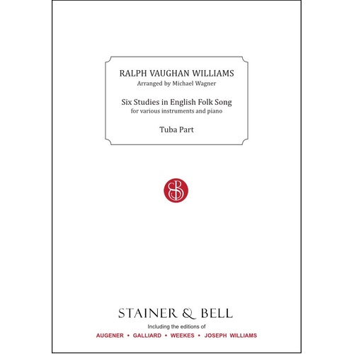 6 Studies in English Folksong Tuba Part by Ralph Vaughan Williams