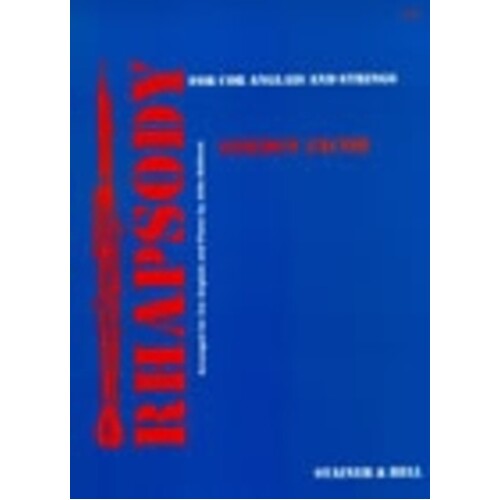 Jacob - Rhapsody Cor Anglais/Piano (Softcover Book)