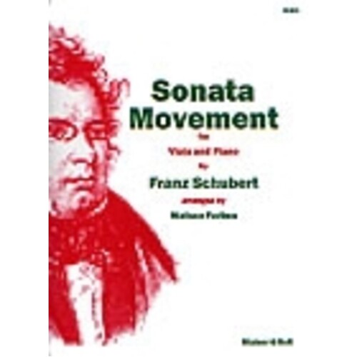 Sonata Movement Arr Forbes Vla/Piano (Softcover Book)