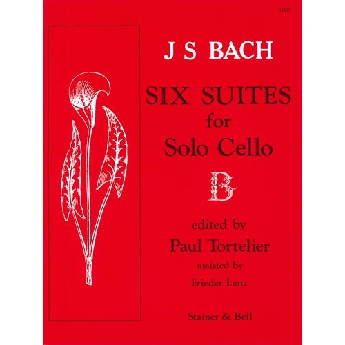 Bach - Six Suites BWV 1007-1012 for Solo Cello, Ed. Tortelier, Stainer & Bell