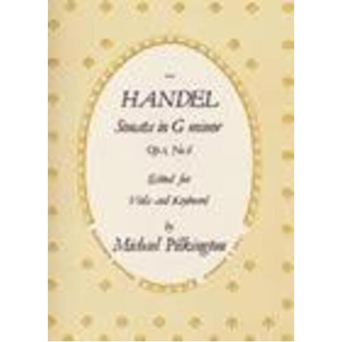 Sonata G Min Op 1 No 6 Viola Piano (Softcover Book)