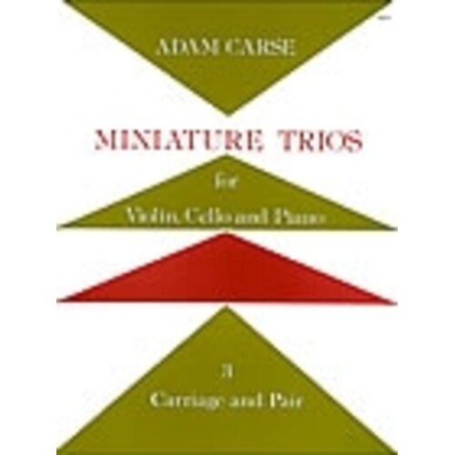 Carriage And Pair Violin Vc Piano (Softcover Book)