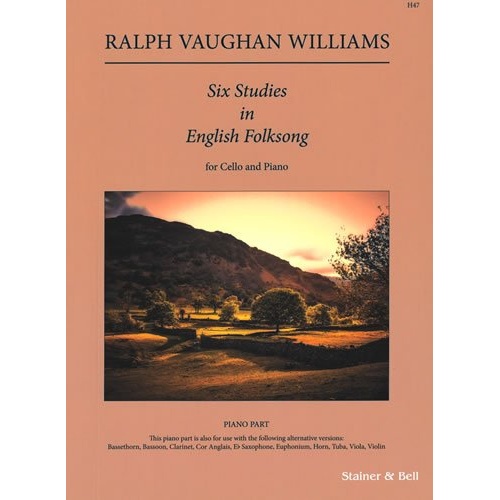 6 Studies in English Folksong Piano Accompaniment by Ralph Vaughan Williams