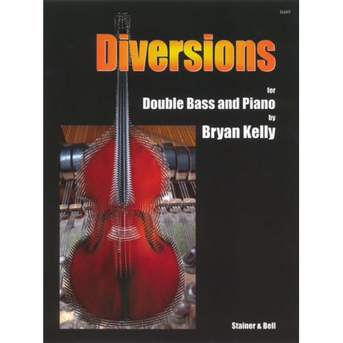 Kelly - Diversions For Double Bass/Piano (Softcover Book)